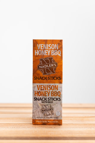 Honey BBQ Venison Snack Sticks