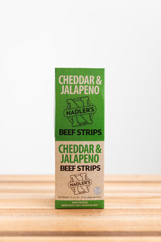 Cheddar and Jalapeno Beef Jerky Strips