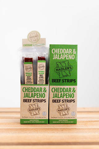 Cheddar and Jalapeno Beef Jerky Strips