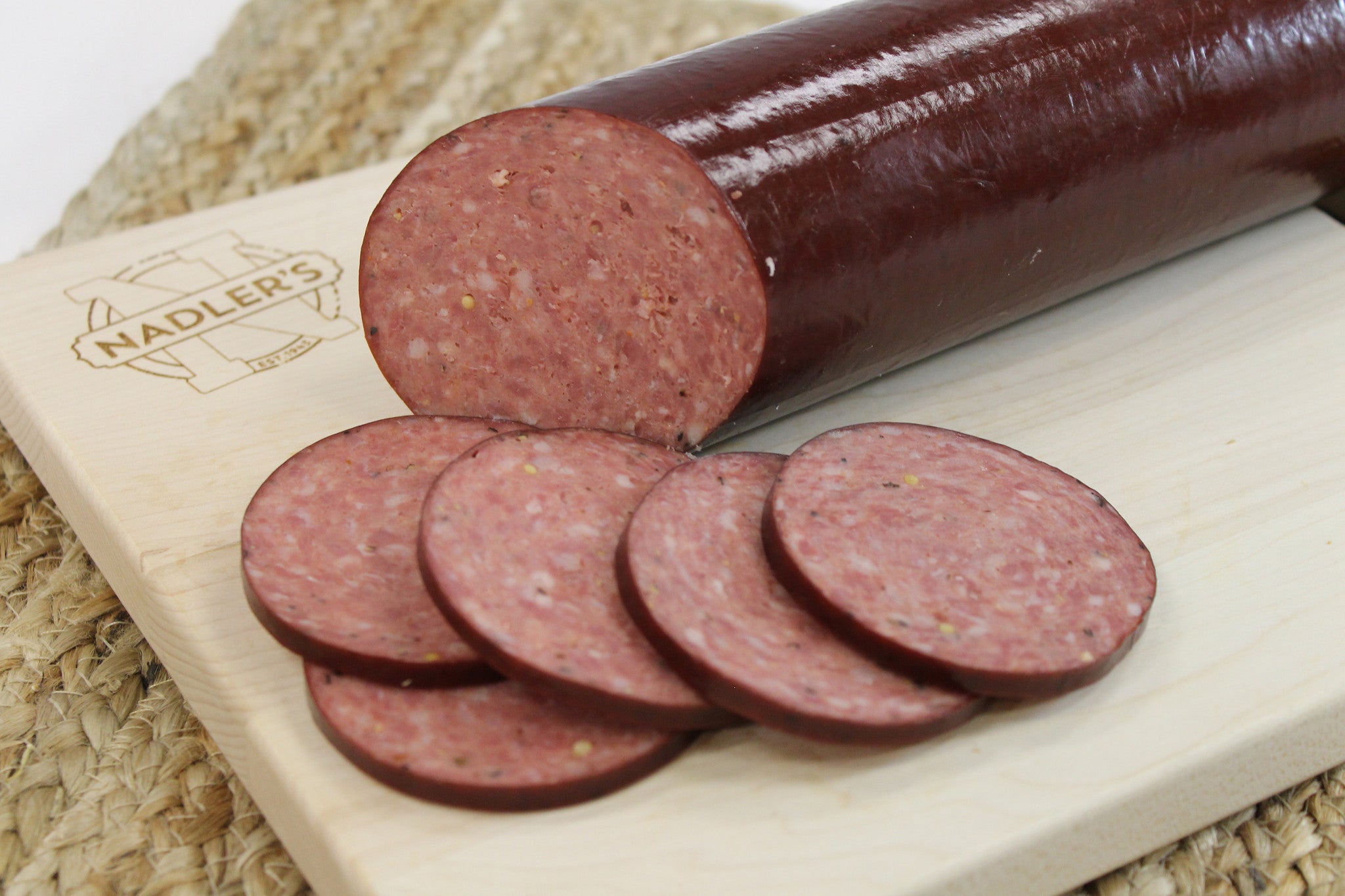 Nadlers Meats Original Summer Sausage 2 5 Lb Nadlers Meats